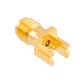 Connecteur PCB femelle 2.92 mm (40 GHz) VSWR 1.2, montage bord de carte : PE45918