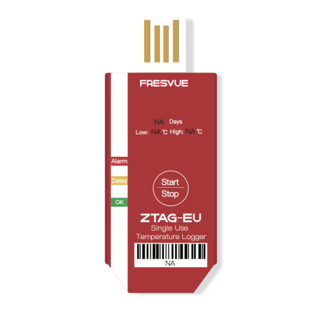 Enregistreur de Température à Usage Unique : ZTAG-EU