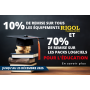 Jusqu'à 70% de remise pour l'éducation