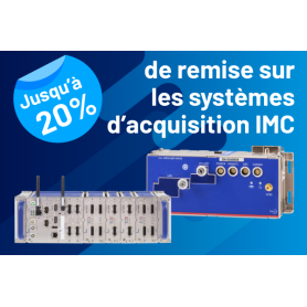 Jusqu’à 20% de remise sur les systèmes d’acquisition IMC + Reprise de votre ancien matériel