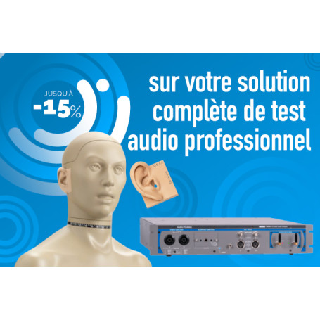 -15% sur votre banc de test acoustique complet avec Audio Precision & GRAS