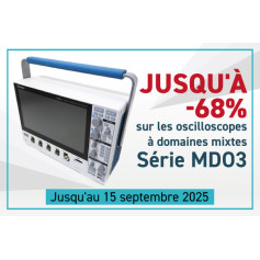 Jusqu'à 68% de remise sur les oscilloscopes à domaines mixtes Série MDO3