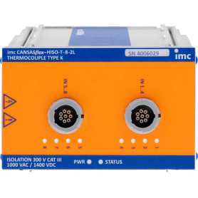 Module de mesure température, 8 canaux isolés (jusqu'à 1400 V) : HISO-T-8-2L