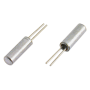 Quartz basse fréquence à fils versions cylindriques (jusqu'à 32,768 kHz) : GCX-26