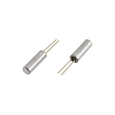 Quartz basse fréquence à fils versions cylindriques (jusqu'à 32,768 kHz) : GCX-26