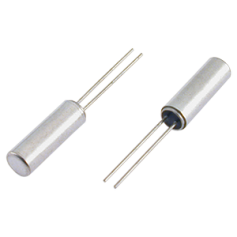 Quartz à fils haute fréquence et basse fréquence profil cylindrique, 3x9mm (jusqu'à 32,768 kHz) : GCX-39 / MS1V-T1K