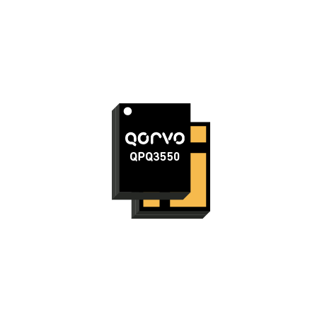 Filtre BAW – faible perte d’insertion, forte réjection (3550 MHz - 3700 MHz) : QPQ3550