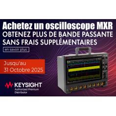 Keysight Infiniium MXR B-Series : boostez la bande passante