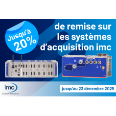 Jusqu’à 20% de remise sur les systèmes d’acquisition imc