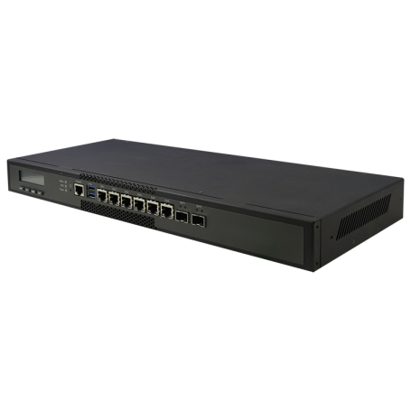 Appliance réseau 1U entrée de gamme – Atom x7405C, 8× ports : INA2205