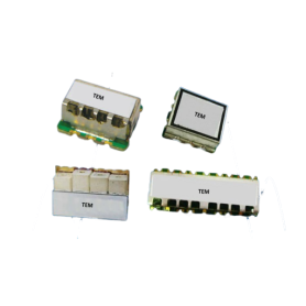 Filtre passe-bande diélectrique SMD – faible IL & forte suppression (400 MHz - 6 GHz) : série TDRF