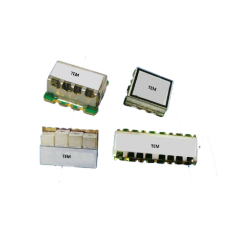 Filtre passe-bande diélectrique SMD – faible IL & forte suppression (400 MHz - 6 GHz) : série TDRF
