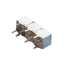 Filtre passe-bande hélicoïdal RF – 3 pôles / format compact, rejet +10 dB : Série 7S3