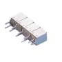 Filtre passe-bande hélicoïdal RF – 4 pôles / haut rejet 40–50 dB : Série 5R4
