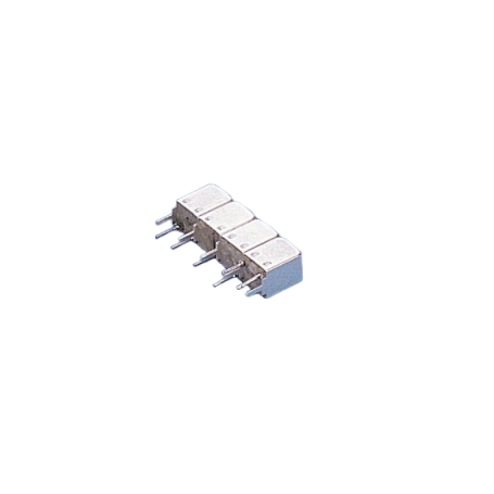 Filtre passe-bande hélicoïdal RF – 4 pôles / haut rejet 40–50 dB : Série 5R4