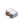 Filtre passe-bande hélicoïdal RF – 2 pôles, conversion 75 Ω « drop-in » : Série Temwell 7HL2
