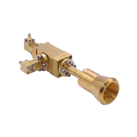 Antenne cornet à double polarisation, large bande WR15 (50 à 110 GHz)