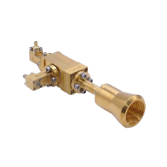 Antenne cornet à double polarisation, large bande WR15 (50 à 110 GHz)