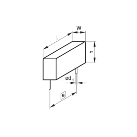 Condensateur MKP Y2 – Suppression EMI 300 V AC : série B32021 à B32026