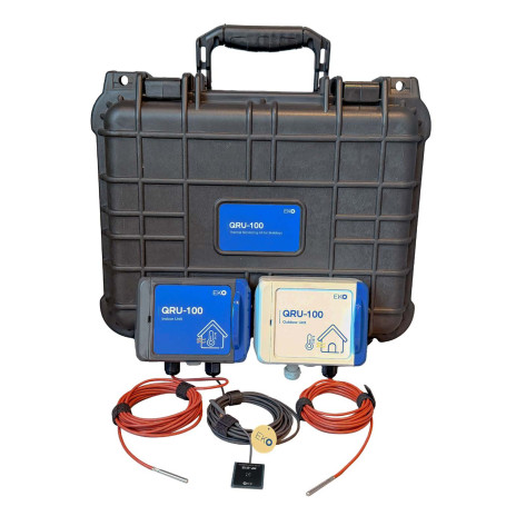 Kit de mesure thermique in-situ – Évaluation U-Value & R-Value : QRU-100
