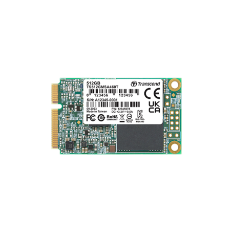 SSD mSATA industriel – Solution SATA III compacte : MSA460T