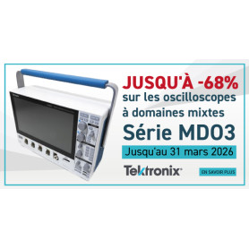 Jusqu'à 68% de remise sur les oscilloscopes à domaines mixtes Série MDO3