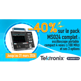 -40% sur votre oscilloscope MSO Série 2, 4 canaux et à partir de 100 MHz !