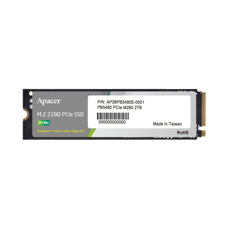 SSD NVMe PCIe Gen5 x4 – jusqu’à 10,3 Go/s : PB5480