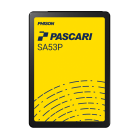 SSD SATA industriel – jusqu’à 3,84 To, PLP & chiffrement matériel : PASCARI SA53P