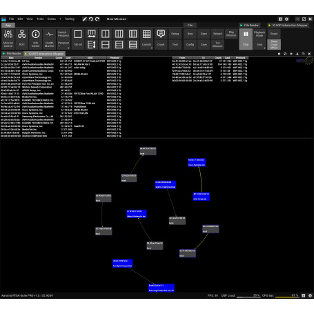 Cartographie des interactions Wi-Fi en I/Q – analyse des échanges radio : IQ WiFi Interaction Mapper