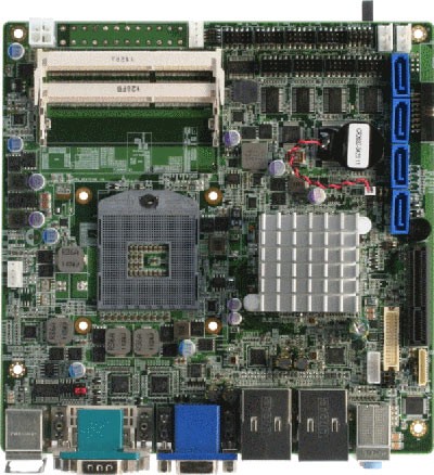 versneller Ik was verrast flexibel Embedded Motherboard with Socket G2 (rPGA988B) 2nd Generation for Intel  Core i7/ i5/ Celeron QC/ DC Processor : EMB-QM67 | AAEON
