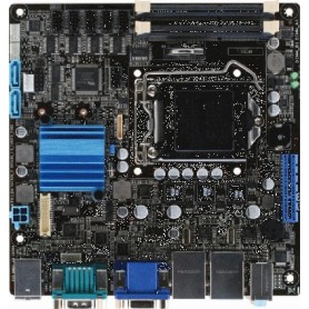 Mini-ITX Embedded Motherboard with Intel 2nd/3rd Generation Core i7/ i5/ i3 Processor : EMB-H61B