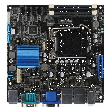 Mini-ITX Embedded Motherboard with Intel 2nd/3rd Generation Core i7/ i5/ i3 Processor : EMB-H61B