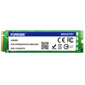 SSD PCIe industriel - PLP matériel & -40°C à +85°C : A99M8 / K99M8 / S99M8
