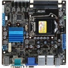 Intel CoreT i7/i5/i3/ Celeron Mini-ITX Motherboard w/ Intel QM77 Chipset : MI970