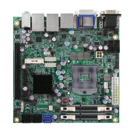 Intel CoreT i7/i5/i3/ Celeron Mini-ITX Motherboard w/ Intel QM67 Chipset : MI956