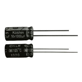 Condensateur électrolytique aluminium miniature 105°C – High Ripple Current & Low Impedance : Série KLW