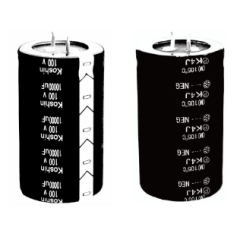 Condensateur électrolytique aluminium 105°C haute capacité miniature : Série K4J