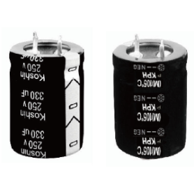 Condensateur électrolytique aluminium radial 105°C faible impédance longue durée : Série KPH