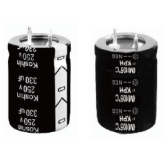 Condensateur électrolytique aluminium radial 105°C faible impédance longue durée : Série KPH