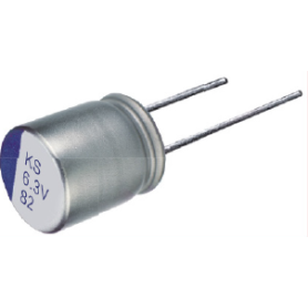 Condensateur aluminium polymère conducteur faible ESR 105°C : Série KS