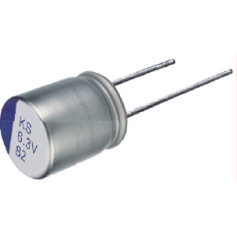 Condensateur aluminium polymère conducteur faible ESR 105°C : Série KS