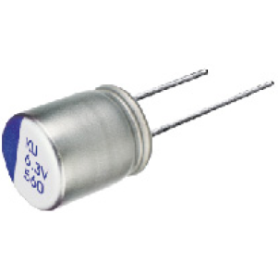 Condensateur aluminium polymère conducteur 105°C faible ESR : série KU