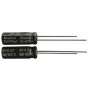 Condensateur électrolytique aluminium miniature 105°C très faible impédance : Série KZF