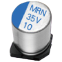 Condensateur électrolytique aluminium CMS bipolaire 105°C, – 6,3 à 50V : Série MRN