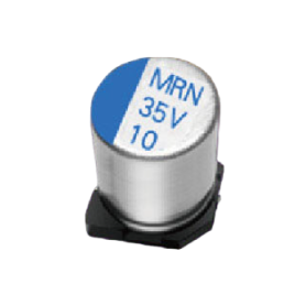 Condensateur électrolytique aluminium CMS bipolaire 105°C, – 6,3 à 50V : Série MRN