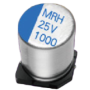 Condensateur électrolytique aluminium CMS haute température 125°C : MRH – 10 à 450V : Série MRH
