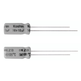 Condensateur aluminium électrolytique : Série non polarisé miniature
