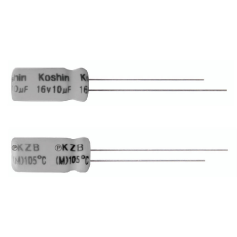 Condensateur aluminium électrolytique : Série non polarisé miniature