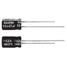 Condensateur électrolytique aluminium miniature : Série audio haute fidélité